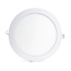 LED Downlight - 24W - ø240 mm - 4000K Helder Wit - IP40 - Inbouw - Rond - Wit