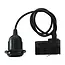 PURPL Powergear LED Railverlichting E27 Fitting met Snoer Zwart