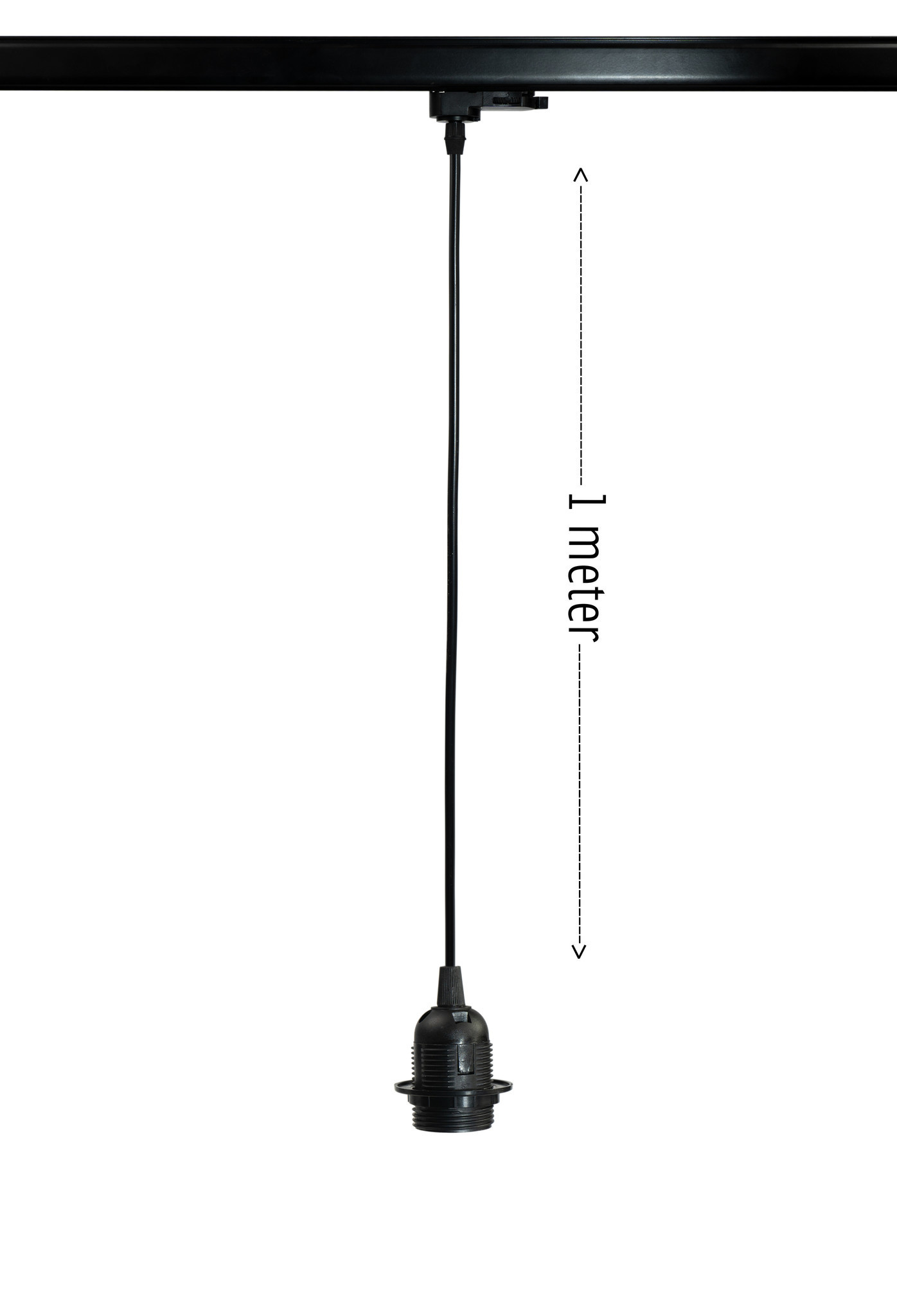 PURPL Powergear LED Railverlichting E27 Fitting met Snoer Zwart, foto 5 van 5