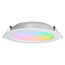 MiBoxer/Mi-Light LED Downlight - 12W - ø180mm - RGB+CCT (2700K-6500K) - IP44 - Rond - Zigbee 3.0 - FUT066ZR