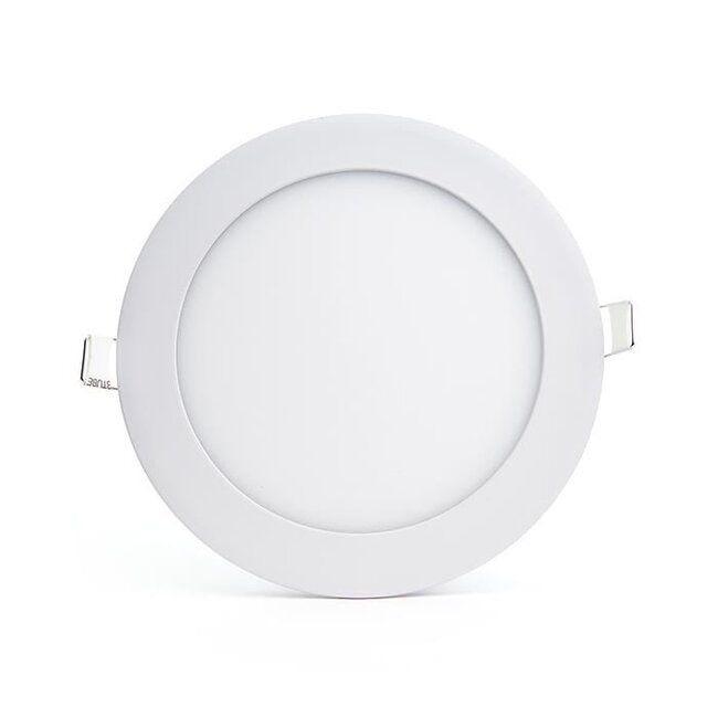 LED Downlight - 12W - ø170 mm - 4000K Helder Wit - IP40 - Inbouw - Rond - Wit