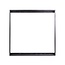 PURPL Opbouwframe LED Paneel - 60x60 - Zwart - Aluminium - Easy Click & Connect