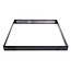 PURPL Opbouwframe LED Paneel - 60x60 - Zwart - Aluminium - Easy Click & Connect
