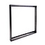 PURPL Opbouwframe LED Paneel - 60x60 - Zwart - Aluminium - Easy Click & Connect