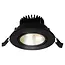 PURPL LED inbouwspot - 3W - 4000K Helder wit - Ø85 mm - Dimbaar - IP40 - Kantelbaar - Rond - Zwart