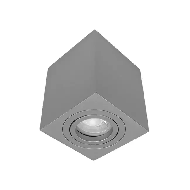 PURPL LED Plafondlamp GU10 Armatuur Opbouw Vierkant Grijs