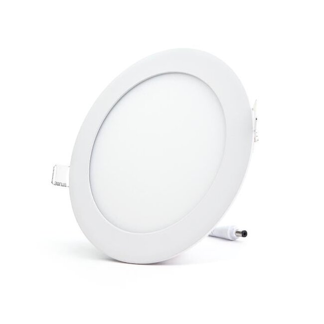 LED Downlight - 12W - ø170 mm - 6000K Koud Wit - IP40 - Inbouw - Rond - Wit