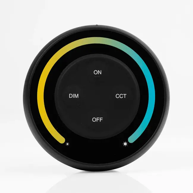 MiBoxer/Mi-Light Milight - S1-B - Touch Dimmer - 1-zone - CCT (2700K - 6500K) - Zwart - Batterij