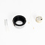 Inbouw Armatuur - GU10 - MR11 - Ø55mm x 28mm - IP20 - Incl. GU10 fitting - Zwart Aluminium