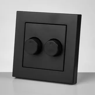 ION INDUSTRIES ION | DUO Dimmer Afdekplaat | Mat Antraciet