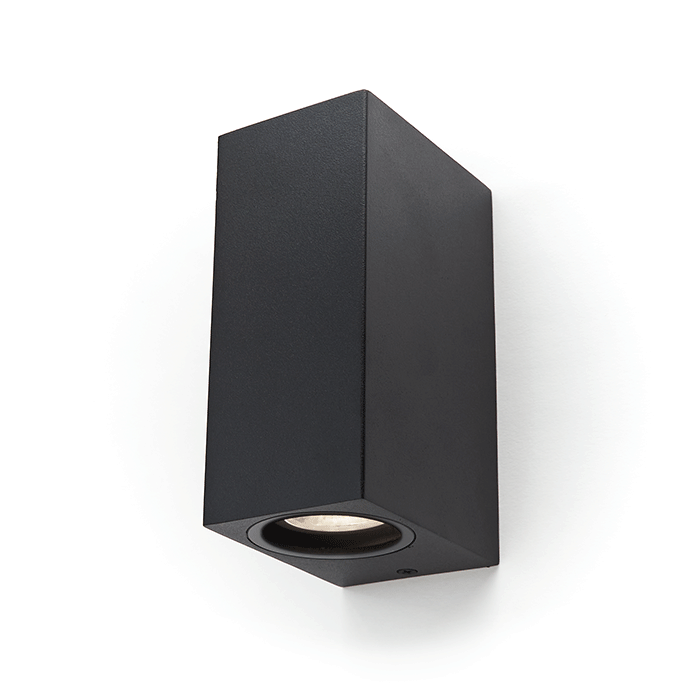 PURPL LED GU10 Up & Down Wandlamp Vierkant Zwart/Wit, foto 4 van 6
