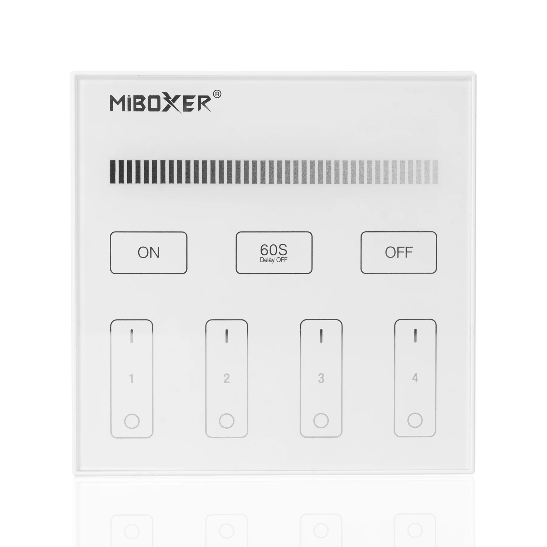 MiBoxer/Mi-Light Wandbediening | Single white | 4-zone | Wit | Batterij, foto 4 van 6