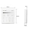 MiBoxer/Mi-Light Wandbediening | Single white | 4-zone | Wit | Batterij