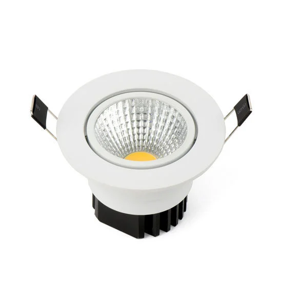 PURPL LED inbouwspot - 5W - 4000K Helder wit - Ø85 mm - Dimbaar - IP40 - Kantelbaar - Rond - Wit, foto 4 van 6
