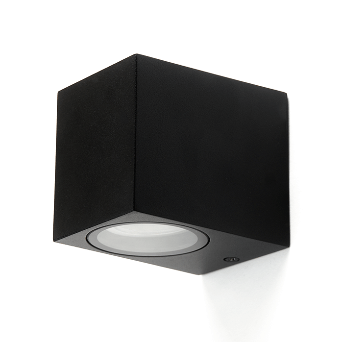 PURPL LED GU10 Wandlamp Vierkant Zwart, foto 2 van 6