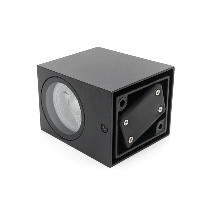 PURPL LED GU10 Wandlamp Vierkant Zwart, foto 6 van 6