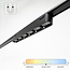 Smart Magnetische LED bar - 12W - CCT (2700K-6500K) - Zigbee 3.0 - Dimbaar - 851 lm - CRI>90 - Zwart - Geschikt voor Superslim 48V Railverlichting