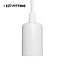 Hanglamp E27 Wit 1M