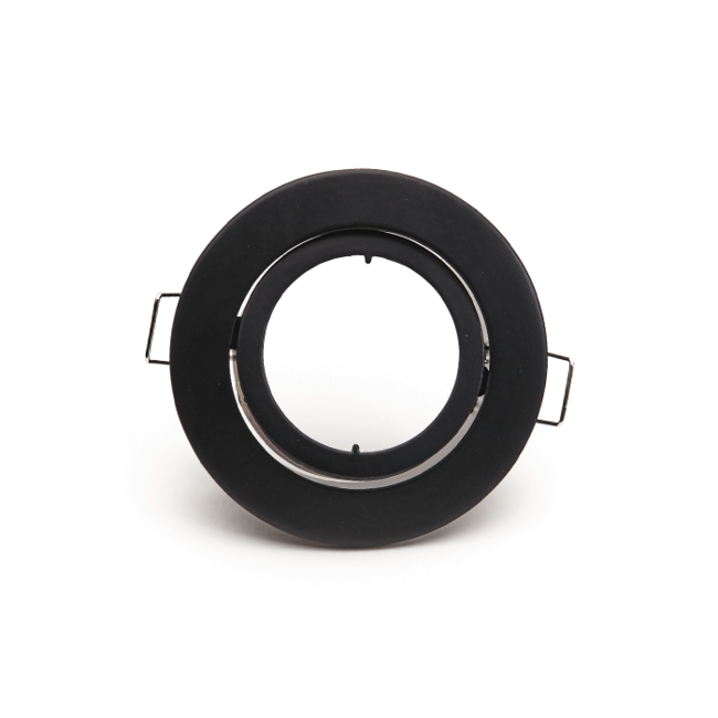 LED GU10 Armatuur IP20 Zwart Zink Kantelbaar incl. fitting