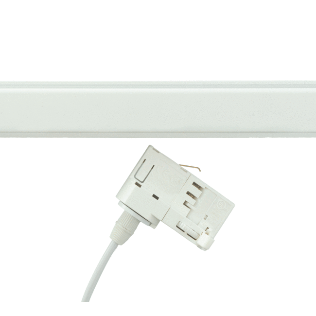 PURPL Powergear LED Railverlichting E27 Fitting met Snoer Wit