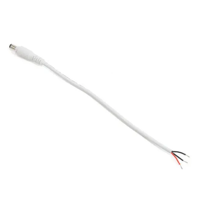 DC Kabel met Beveiliging Wit