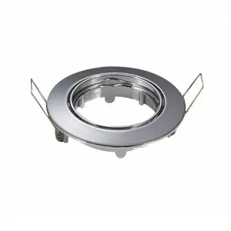 PURPL LED GU10 spot inbouw armatuur - Alu - Ø84mm - RVS - Kantelbaar IP20 Rond