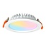 LED Downlight - 15W - ø190mm - RGB+CCT - IP54 - Inbouw - Rond - FUT069