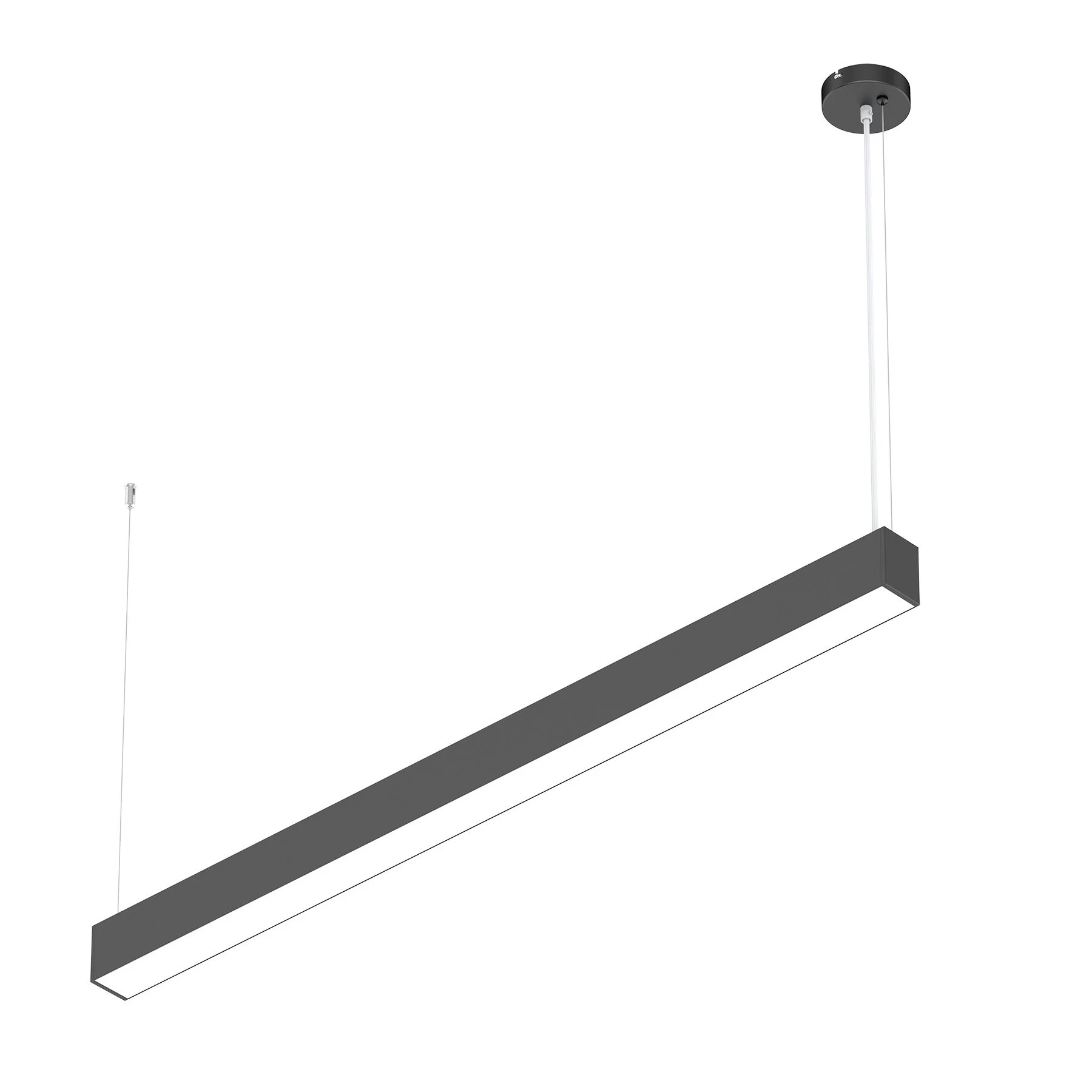 PURPL Plafondbevestiging met stroomkabel voor LED Lineaire Lamp CCT