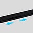 48V Magnetische LED Bar - RGB+CCT (2700K-6500K) - 6W - 440 lm - Zigbee 3.0 - Dimbaar - IP44 - Zwart