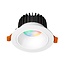 LED Downlight  - ø114mm - RGB+CCT - 12W - Rond - Anti Glare - FUT071