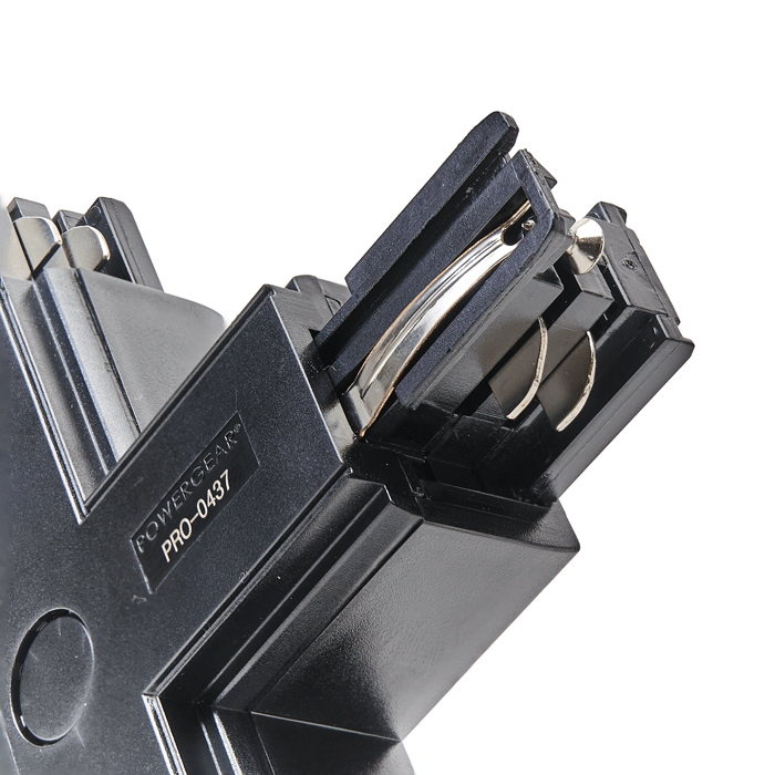 Powergear 3-fase Rail X Connector | Zwart | PRO-0437, foto 2 van 5