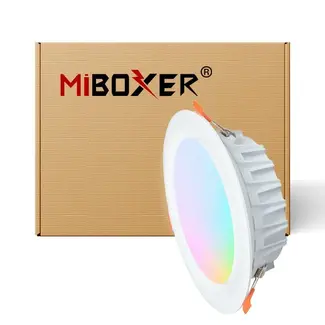 MiBoxer/Mi-Light LED Downlight - 18W - ø180mm - RGB+CCT - IP44 - Inbouw - Rond - FUT065