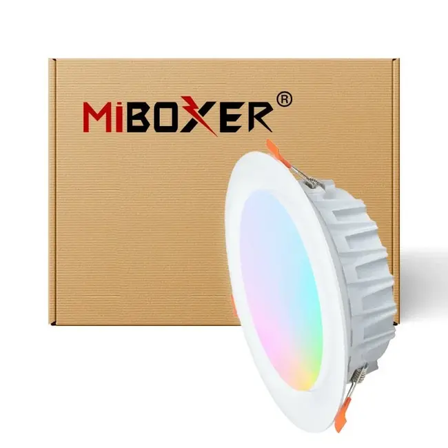 LED Downlight - 18W - ø180mm - RGB+CCT - IP44 - Inbouw - Rond - FUT065