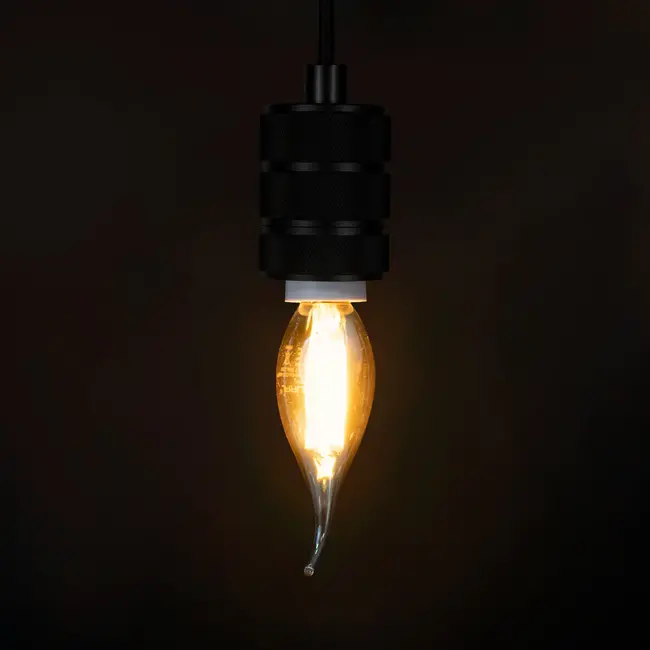 PURPL E14 LED Filament Lamp 2200K 5W Dimbaar C35T Vlam  Amber