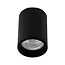 PURPL LED GU10 Mini Plafondlamp armatuur Opbouw Zwart Ø60mm