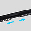 48V Magnetische LED Bar kantelbaar - CCT (2700K-6500K) - 20W - 1530 lm - Zigbee 3.0 - Dimbaar - IP44 - Zwart