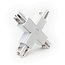 Powergear 3-fase Rail X Connector | Wit | PRO-0437