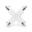 Powergear 3-fase Rail X Connector | Wit | PRO-0437