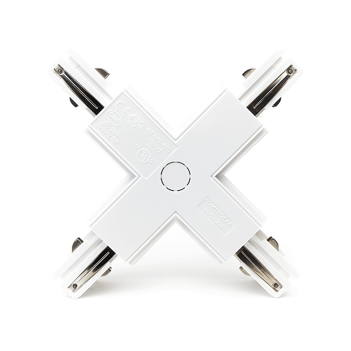 Powergear 3-fase Rail X Connector | Wit | PRO-0437, foto 4 van 4