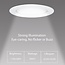 LED Downlight - 9W - ø138mm - RGB+CCT - IP44 - Inbouw - Rond - FUT061