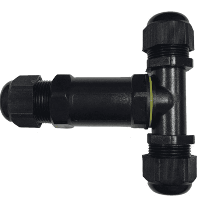 PURPL T-splitsing Connector 3-aderig Waterdicht IP68