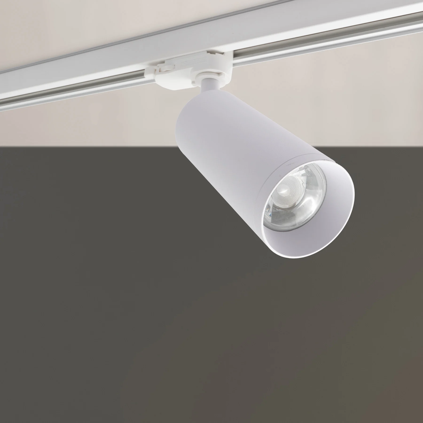 PURPL LED Rail Spot Armatuur - GU10 - Ø60x130mm - 3-fase - Utah - Wit