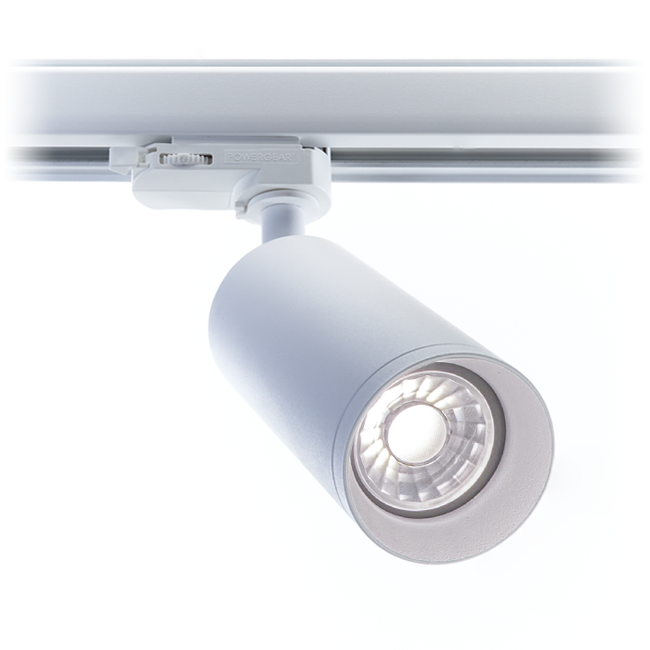 PURPL LED Rail Spot Armatuur - GU10 - Ø60x130mm - 3-fase - Utah - Wit