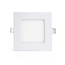 PURPL LED Downlight -  6W - 120x120 mm - 4000K Helder Wit - IP40 - Inbouw - Vierkant - Wit