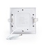 PURPL LED Downlight -  6W - 120x120 mm - 4000K Helder Wit - IP40 - Inbouw - Vierkant - Wit