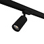 PURPL LED Rail spot Armatuur - GU10 - Ø54x100mm - 3-Fase - Denver - Zwart