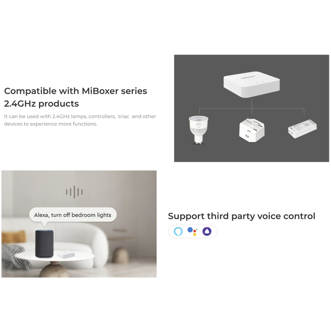 MiBoxer/Mi-Light WiFi 2.4GHz Gateway