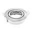 LED GU10 spot inbouw armatuur - Zink - Ø83mm - RVS - Kantelbaar IP20 Rond