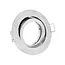 LED GU10 spot inbouw armatuur - Zink - Ø83mm - RVS - Kantelbaar IP20 Rond