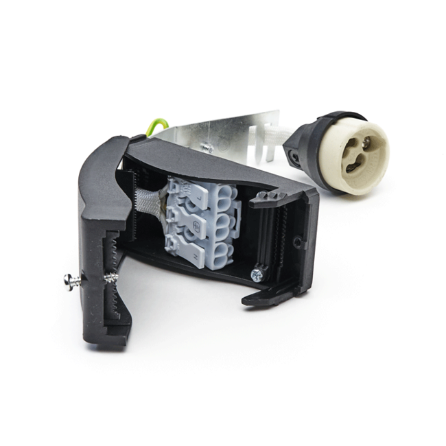 PURPL GU10 Fitting met Aardedraad voor LED Spots